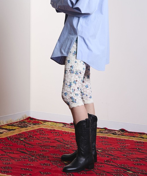 ROSE BUD（ローズバッド）の「(CREOLME)FLORAL LACE LEGGINGS（レギンス/スパッツ・レディース・オフホワイト・ONE SIZE）」の3枚目の写真