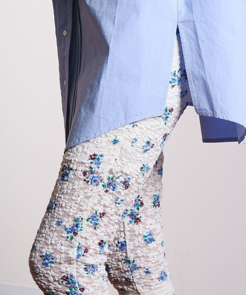 ROSE BUD（ローズバッド）の「(CREOLME)FLORAL LACE LEGGINGS（レギンス/スパッツ・レディース・オフホワイト・ONE SIZE）」の8枚目の写真