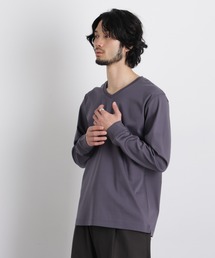 アンチスメルVネックTシャツ 長袖
