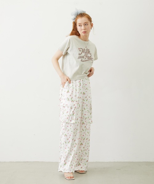 MILKFED.(ミルクフェド)の「CREAM LOGO COMPACT S/S TEE(Tシャツ/カットソー・レディース・ブラック/オートミール/ネイビー・S/M)」の16枚目の写真