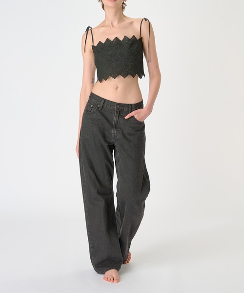 BIOTOP（ビオトープ）の「WOMEN【Levi's(R)｜BIOTOP】LOOSE BOOT length29（デニムパンツ・レディース・ブラック・29/28/27/26/25/24）」の21枚目の写真