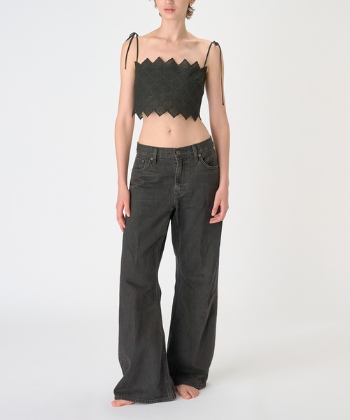 BIOTOP（ビオトープ）の「WOMEN【Levi's(R)｜BIOTOP】LOOSE BOOT length29（デニムパンツ・レディース・ブラック・29/28/27/26/25/24）」の22枚目の写真