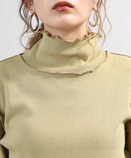 SO(エスオー)の「ハイネック長袖Tシャツ(Tシャツ/カットソー・レディース・スミクロ/ベージュ系その他・F)」の16枚目の写真