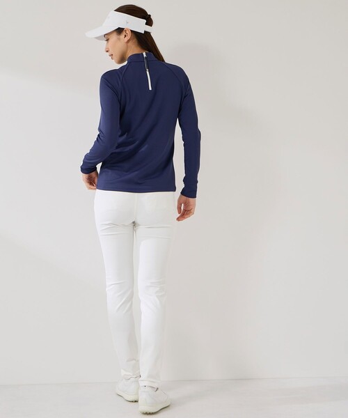 JUN&ROPE'（ジュンアンドロペ）の「グラフィックプリント長袖モックプルオーバー/UV・吸水（Tシャツ/カットソー・レディース・ネイビー/ホワイト/ホワイト系その他2・M/L/S）」の21枚目の写真