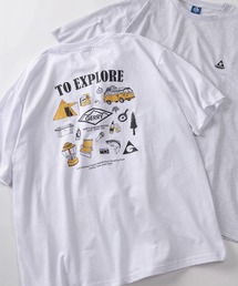【70】【GERRY/ジェリー】ワンポイントロゴ バックプリント クルーネックTシャツ