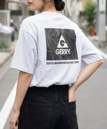 【70】【GERRY/ジェリー】ワンポイントロゴ バックプリント クルーネックTシャツ
