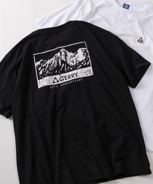 GERRY（ジェリー）の「【70】【GERRY/ジェリー】ワンポイントロゴ バックプリント クルーネックTシャツ（Tシャツ/カットソー・レディース・ブラック系1/ブラック系3/ライトグレー系/ライトグレー系2/ブルー系3/ホワイト系/ホワイト系1/ホワイト系2/ブラック系/ブルー系/ブルー系1/ライトグレー系3/ブルー系2/ホワイト系3/ブラック系2/ライトグレー系1・M/L/XL）」の5枚目の写真