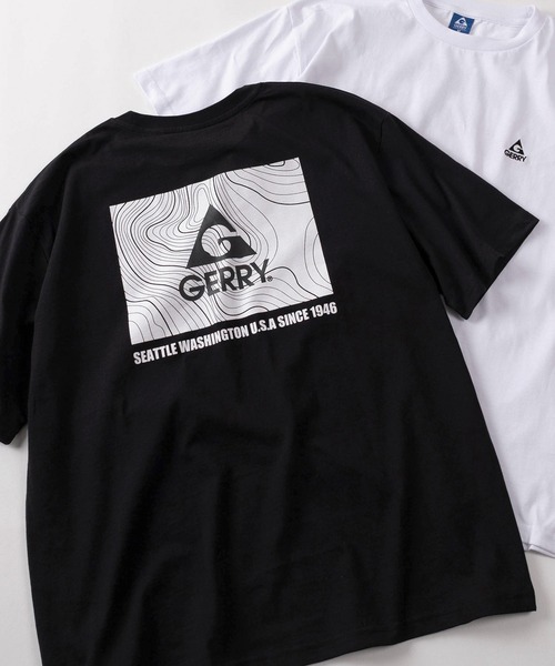 GERRY（ジェリー）の「【70】【GERRY/ジェリー】ワンポイントロゴ バックプリント クルーネックTシャツ（Tシャツ/カットソー・レディース・ブラック系1/ブラック系3/ライトグレー系/ライトグレー系2/ブルー系3/ホワイト系/ホワイト系1/ホワイト系2/ブラック系/ブルー系/ブルー系1/ライトグレー系3/ブルー系2/ホワイト系3/ブラック系2/ライトグレー系1・M/L/XL）」の8枚目の写真