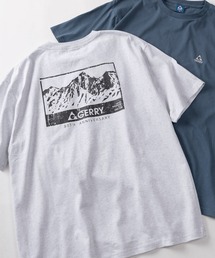 【70】【GERRY/ジェリー】ワンポイントロゴ バックプリント クルーネックTシャツ