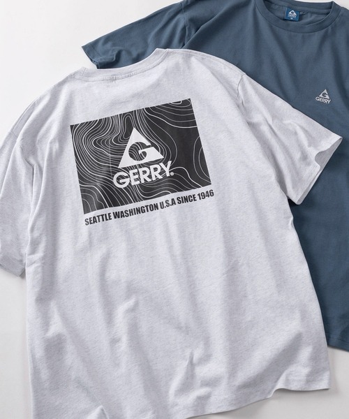 GERRY（ジェリー）の「【70】【GERRY/ジェリー】ワンポイントロゴ バックプリント クルーネックTシャツ（Tシャツ/カットソー・レディース・ブラック系1/ブラック系3/ライトグレー系/ライトグレー系2/ブルー系3/ホワイト系/ホワイト系1/ホワイト系2/ブラック系/ブルー系/ブルー系1/ライトグレー系3/ブルー系2/ホワイト系3/ブラック系2/ライトグレー系1・M/L/XL）」の12枚目の写真