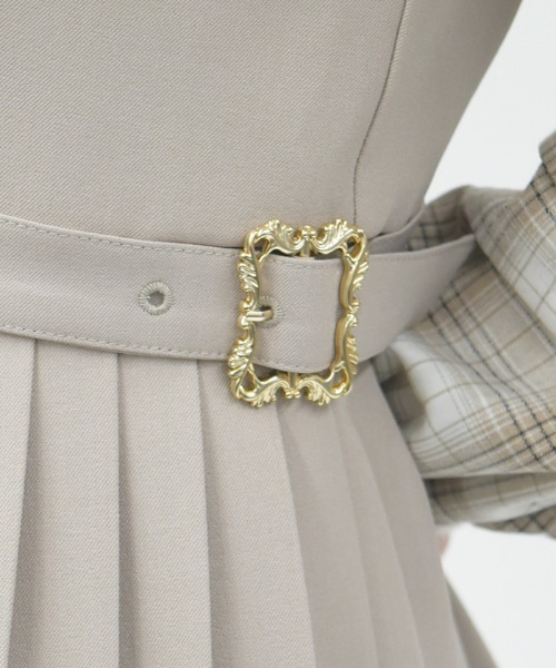 axes femme（アクシーズファム）の「サイドプリーツベスト（ベスト・レディース・ブラック/ベージュ・FREE）」の11枚目の写真