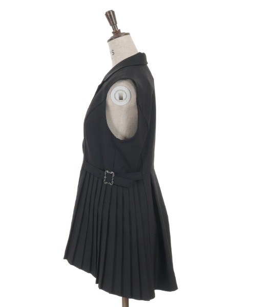 axes femme（アクシーズファム）の「サイドプリーツベスト（ベスト・レディース・ブラック/ベージュ・FREE）」の22枚目の写真