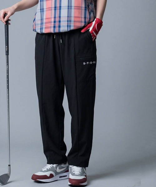 antiqua(アンティカ)の「【STCH】ワイド ロングパンツ(その他パンツ・レディース・ブラック/ライトグレー・LXL/ML)」の3枚目の写真
