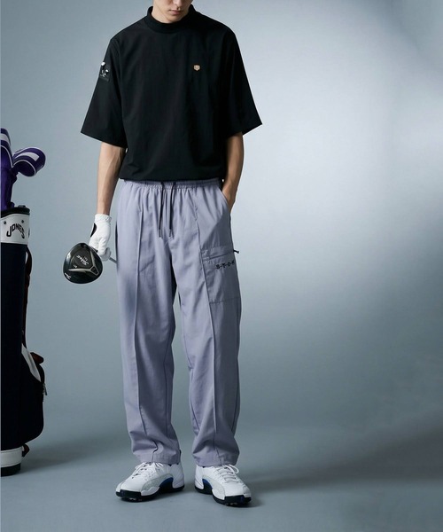 antiqua(アンティカ)の「【STCH】ワイド ロングパンツ(その他パンツ・レディース・ブラック/ライトグレー・LXL/ML)」の14枚目の写真