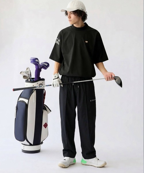 antiqua(アンティカ)の「【STCH】ワイド ロングパンツ(その他パンツ・レディース・ブラック/ライトグレー・LXL/ML)」の9枚目の写真
