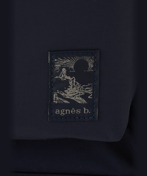 agnes b.(アニエスベー)の「ナイロン ミディアム バックパック "Trip" ZAH01-02(バックパック/リュック・メンズ・ネイビー・FREE)」の9枚目の写真