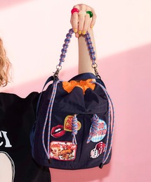 Cepica（セピカ）の「【Cepica×CONTROL FREAK】パッチナイロン2Wayミニバッグ(別注)　ハンドバッグ/ショルダーバッグ/撥水/ワッペン/バイカラー（ショルダーバッグ）」