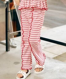 apres les cours | 【WEB限定】マルチボーダーレギンス(その他パンツ)