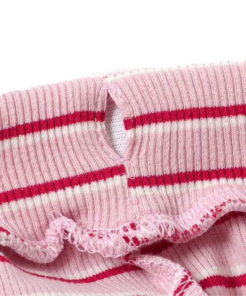 apres les cours（アプレレクール）の「【WEB限定】マルチボーダーレギンス（その他パンツ・キッズ・ピンク/グリーン/ブラウン・130/120/110/100/90/80）」の9枚目の写真