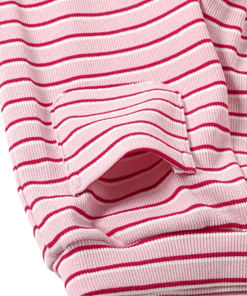 apres les cours（アプレレクール）の「【WEB限定】マルチボーダーレギンス（その他パンツ・キッズ・ピンク/グリーン/ブラウン・130/120/110/100/90/80）」の16枚目の写真