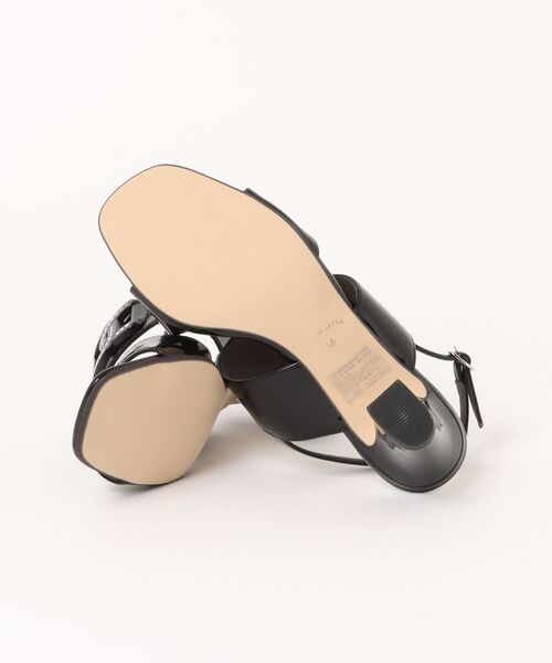 Bridget Birkin（ブリジットバーキン）の「【Bridget Birkin】チェーンモチーフパーツサンダル(562016)（サンダル・レディース・シルバー/ブラック/ブラック系その他・M/S/LL/L）」の5枚目の写真