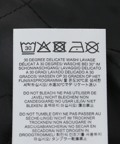 Spick & Span（スピックアンドスパン）の「《一部店舗+WEB限定》LAVENHAM / ラベンハム UNWADDED BOMBER JACKET（その他アウター・レディース・ホワイト系その他/ブラック・MEDIUM）」の10枚目の写真