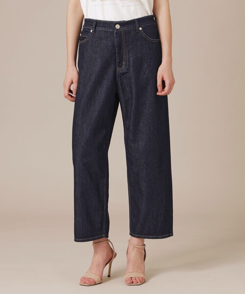 MACKINTOSH LONDON(マッキントッシュ ロンドン)の「【eclat5月号掲載】コットンレーヨンデニムパンツ(デニムパンツ・レディース・ネイビー・38/40)」の1枚目の写真