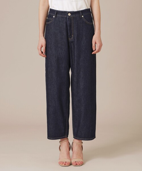 MACKINTOSH LONDON(マッキントッシュ ロンドン)の「【eclat5月号掲載】コットンレーヨンデニムパンツ(デニムパンツ・レディース・ネイビー・38/40)」の9枚目の写真