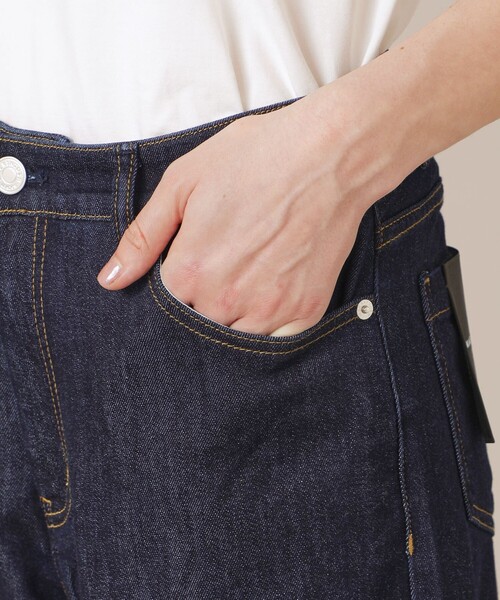 MACKINTOSH LONDON(マッキントッシュ ロンドン)の「【eclat5月号掲載】コットンレーヨンデニムパンツ(デニムパンツ・レディース・ネイビー・38/40)」の6枚目の写真