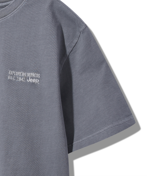 JEEP(ジープ)の「ピグメントエクスプローラー半袖Tシャツ (JQ5TSU110GR)(Tシャツ/カットソー・レディース・その他・SMALL/MEDIUM/LARGE/X-LARGE/2XL/X-SMALL)」の5枚目の写真