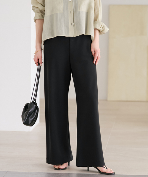 plage（プラージュ）の「《一部カラーWEB限定追加》Bias Relax パンツ 10（その他パンツ・レディース・オートミール/ホワイト/ブラック・38/36/34）」の12枚目の写真