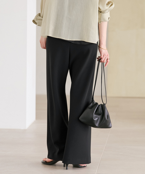 plage（プラージュ）の「《一部カラーWEB限定追加》Bias Relax パンツ 10（その他パンツ・レディース・オートミール/ホワイト/ブラック・38/36/34）」の15枚目の写真