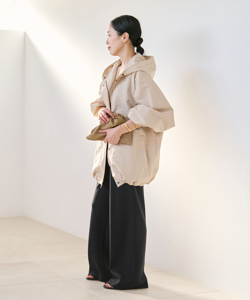 plage（プラージュ）の「《一部カラーWEB限定追加》Bias Relax パンツ 10（その他パンツ・レディース・オートミール/ホワイト/ブラック・38/36/34）」の17枚目の写真