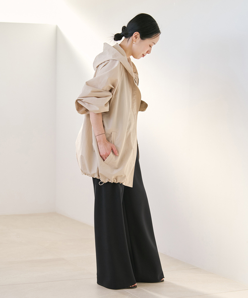 plage（プラージュ）の「《一部カラーWEB限定追加》Bias Relax パンツ 10（その他パンツ・レディース・オートミール/ホワイト/ブラック・38/36/34）」の18枚目の写真