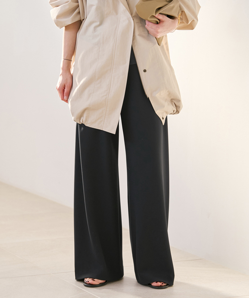plage（プラージュ）の「《一部カラーWEB限定追加》Bias Relax パンツ 10（その他パンツ・レディース・オートミール/ホワイト/ブラック・38/36/34）」の21枚目の写真