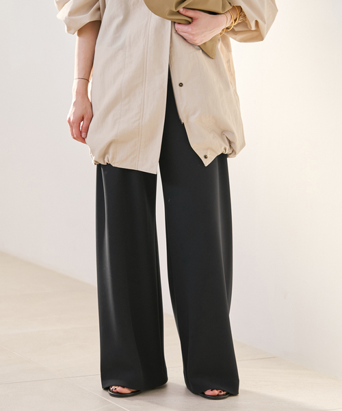 plage（プラージュ）の「《一部カラーWEB限定追加》Bias Relax パンツ 10（その他パンツ・レディース・オートミール/ホワイト/ブラック・38/36/34）」の22枚目の写真