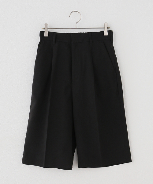 JOURNAL STANDARD(ジャーナルスタンダード)の「アイアスストレッチハーフパンツ(その他パンツ・レディース・ブラック・38/36)」の1枚目の写真