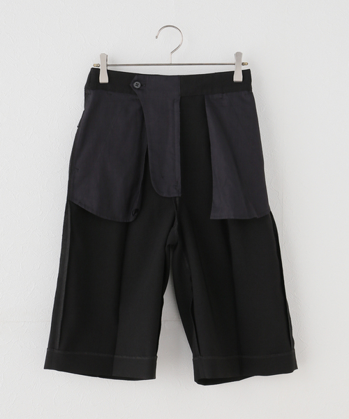 JOURNAL STANDARD(ジャーナルスタンダード)の「アイアスストレッチハーフパンツ(その他パンツ・レディース・ブラック・38/36)」の4枚目の写真