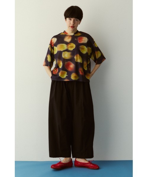 HeRIN.CYE(ヘリンドットサイ)の「Paprika pattern tops パプリカパターントップス(Tシャツ/カットソー・レディース・ブルー系その他3/イエロー系その他・FREE)」の4枚目の写真