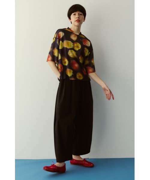HeRIN.CYE(ヘリンドットサイ)の「Paprika pattern tops パプリカパターントップス(Tシャツ/カットソー・レディース・ブルー系その他3/イエロー系その他・FREE)」の5枚目の写真