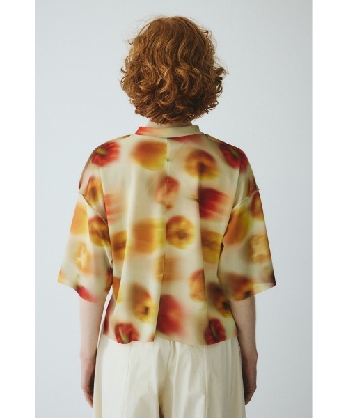 HeRIN.CYE(ヘリンドットサイ)の「Paprika pattern tops パプリカパターントップス(Tシャツ/カットソー・レディース・ブルー系その他3/イエロー系その他・FREE)」の12枚目の写真