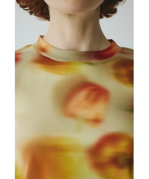 HeRIN.CYE(ヘリンドットサイ)の「Paprika pattern tops パプリカパターントップス(Tシャツ/カットソー・レディース・ブルー系その他3/イエロー系その他・FREE)」の13枚目の写真