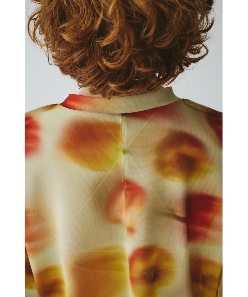 HeRIN.CYE(ヘリンドットサイ)の「Paprika pattern tops パプリカパターントップス(Tシャツ/カットソー・レディース・ブルー系その他3/イエロー系その他・FREE)」の14枚目の写真