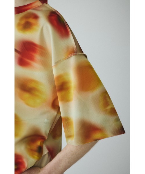 HeRIN.CYE(ヘリンドットサイ)の「Paprika pattern tops パプリカパターントップス(Tシャツ/カットソー・レディース・ブルー系その他3/イエロー系その他・FREE)」の15枚目の写真