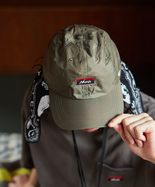 NANGA(ナンガ)の「NANGA/ナンガ '47 AURORA TEX CAP フォーティーセブン オーロラ テックス キャップ(キャップ・メンズ・ブラウン/ブラック/ネイビー/ベージュ・ONE SIZE)」の3枚目の写真