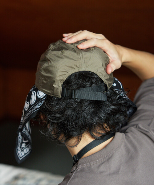 NANGA(ナンガ)の「NANGA/ナンガ '47 AURORA TEX CAP フォーティーセブン オーロラ テックス キャップ(キャップ・メンズ・ブラウン/ブラック/ネイビー/ベージュ・ONE SIZE)」の11枚目の写真