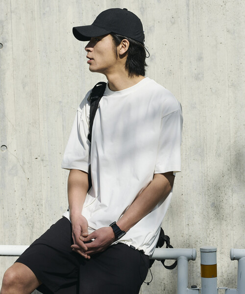 TAION(タイオン)の「限定展開 TAION/タイオン TAION×FREAK'S STORE 別注 ユーティリティ セットアップ/Tシャツ/ショーツ/UVカット/吸水速乾/抗菌/ストレッチ(Tシャツ/カットソー・メンズ・チャコールグレー/ブラック/ホワイト・SMALL/MEDIUM/LARGE/X-LARGE)」の19枚目の写真
