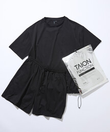 TAION | 限定展開 TAION×FREAK'S STORE タイオン 別注 ユーティリティ セットアップ 夏 Tシャツ ショーツ UVカット 吸水速乾 抗菌 ストレッチ(Tシャツ/カットソー)