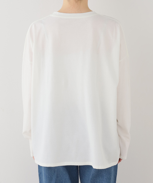 JOURNAL STANDARD LUXE（ジャーナルスタンダード　ラックス）の「ジャージ プル（Tシャツ/カットソー・レディース・ホワイト・FREE）」の3枚目の写真