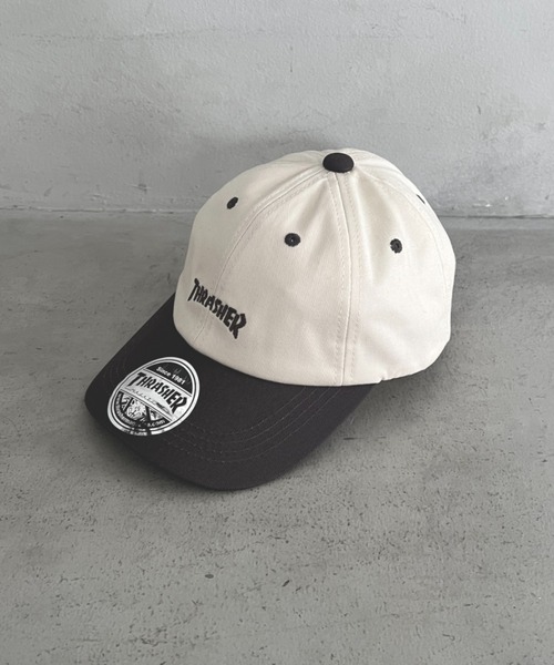 THRASHER(スラッシャー)の「THRASHER キッズ ロゴキャップ 配色バイザー カジュアル 帽子(キャップ・キッズ・ホワイト系その他/ホワイト系その他3/ホワイト系その他4/ホワイト系その他2・53-55cm)」の15枚目の写真